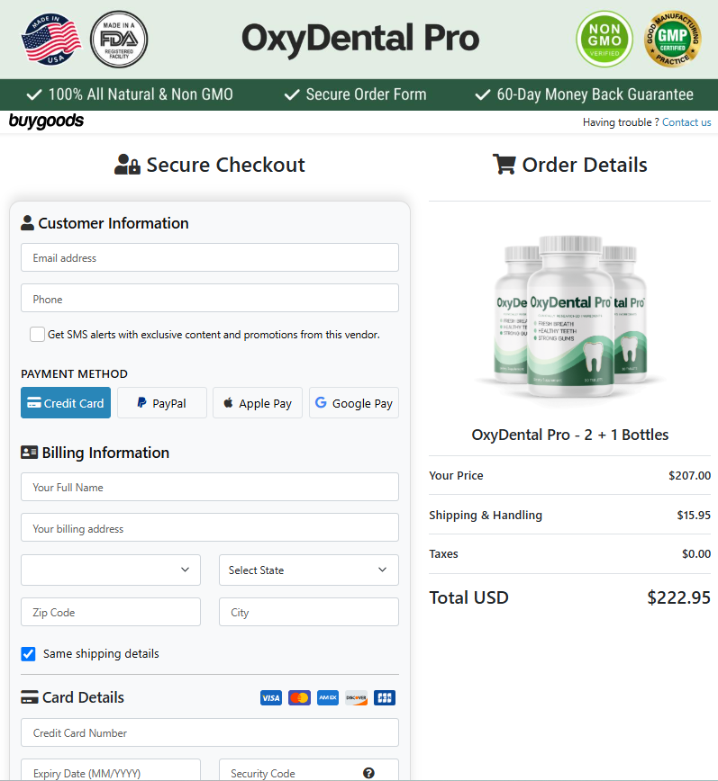 OxyDental Official Website